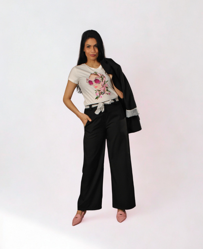 Elegante blazer Suit Banda gestreepte binnenvoering - Donna Colori Rotterdam