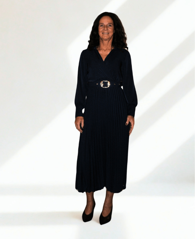 
                      
                        Elegante Plissé Jurk Dames - Italiaans Design
                      
                    