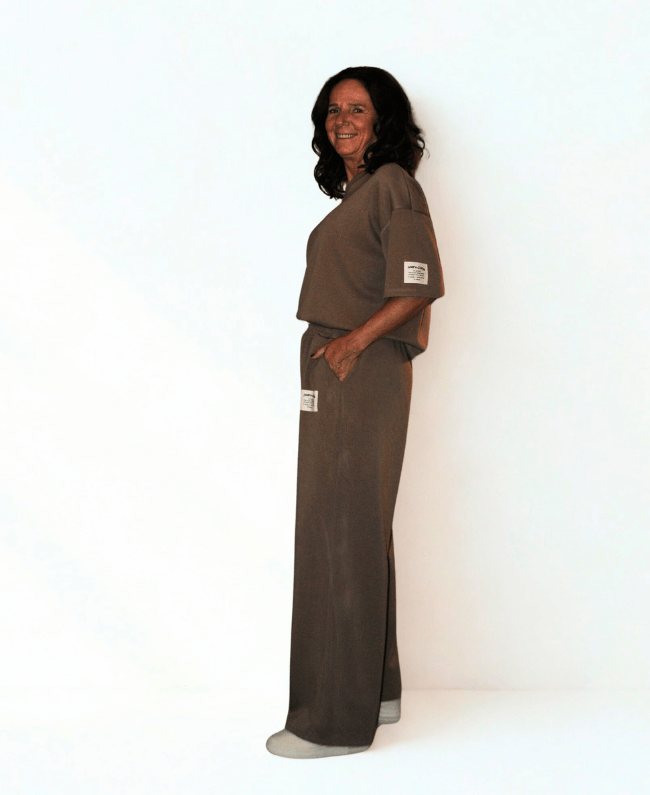 
                      
                        Modieuze casual outfit dames – tweedelige set van Donna Colori
                      
                    