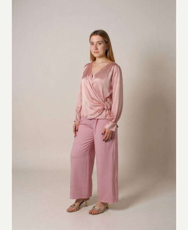 Elegante wijde pantalon Burano perfect voor bruiloft - Donna Colori Rotterdam