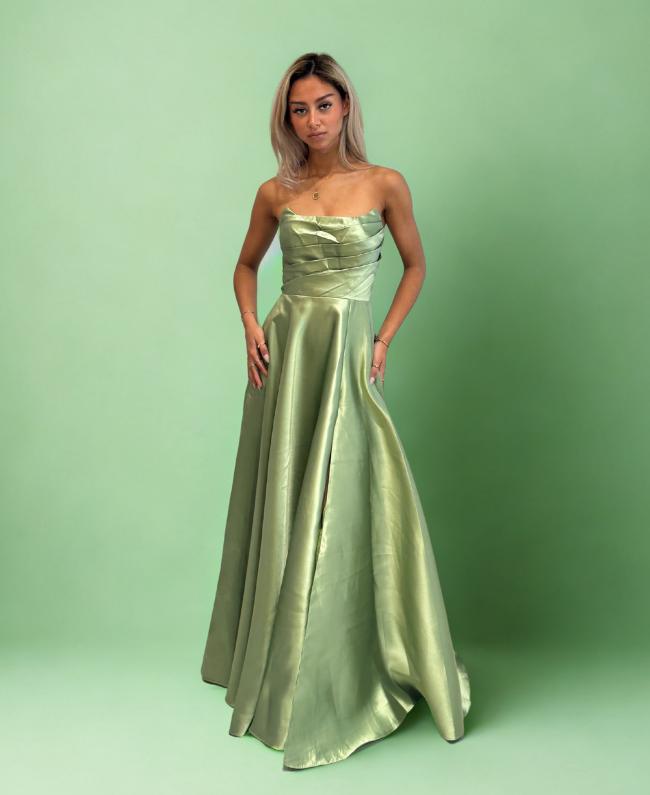 Galajurk licht groen elegant feestelijk dames Donna Colori