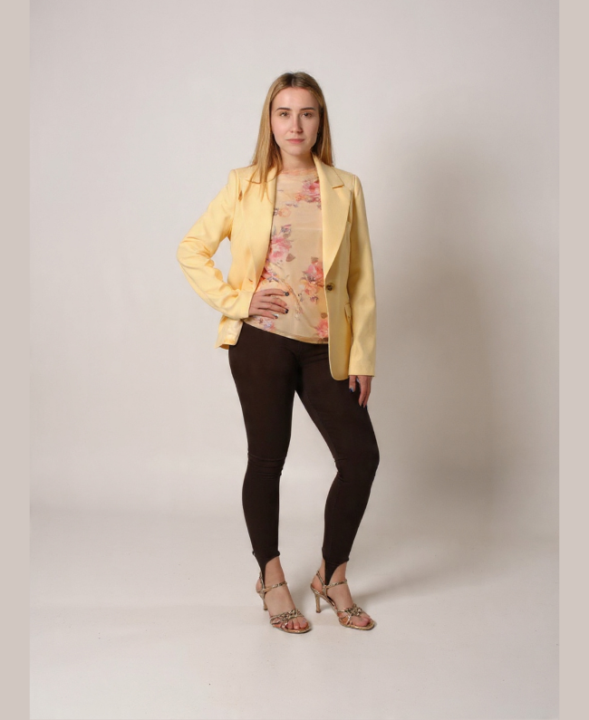 Elegante top met bloemenprint casual chic - Donna Colori Rotterdam