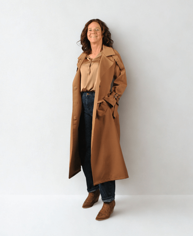 
                      
                        Casual en chique trenchcoat dames collectie Donna Colori
                      
                    