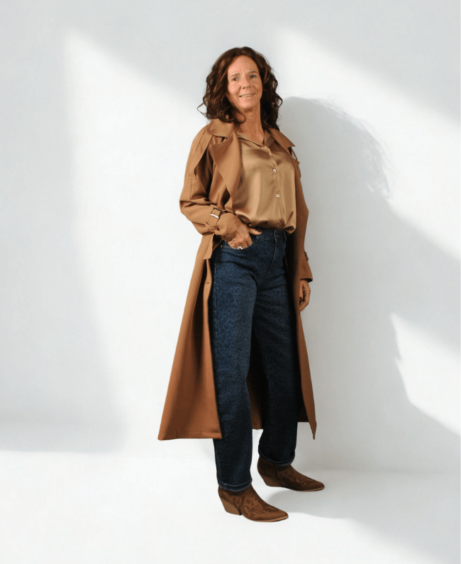 Trenchcoat dames klassiek beige maat 42