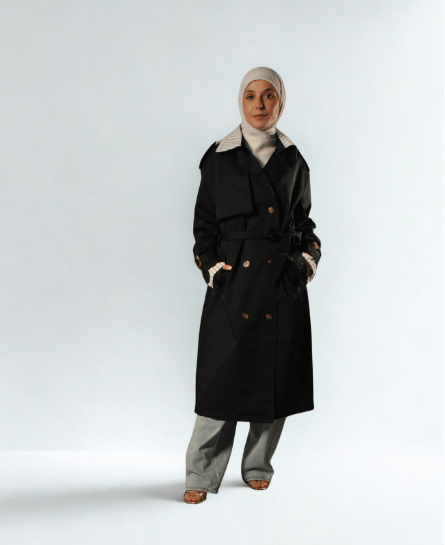 
                      
                        Trenchcoat Streep - Klassieke Gestreepte Trenchcoat Dames | Donna Colori
                      
                    