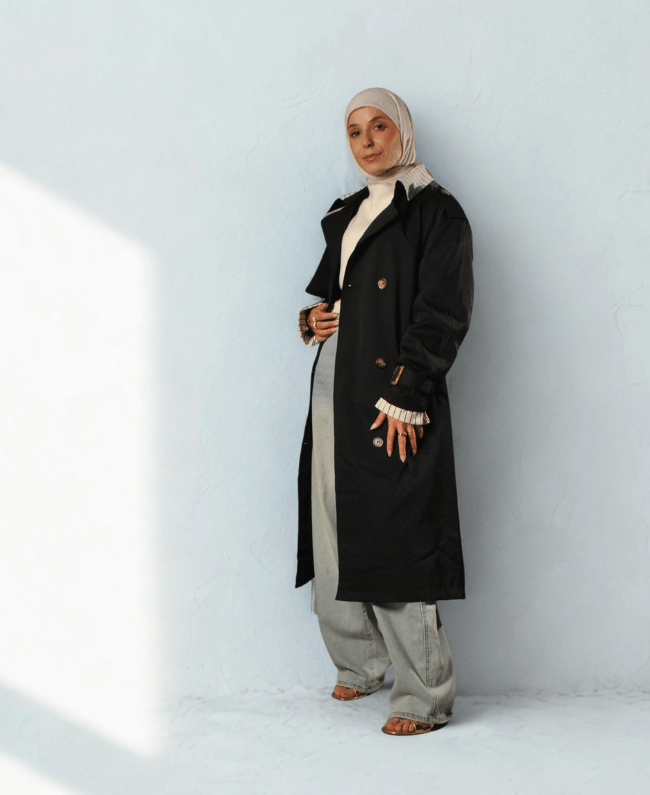 
                      
                        Trenchcoat Streep - Klassieke Gestreepte Trenchcoat Dames | Donna Colori
                      
                    