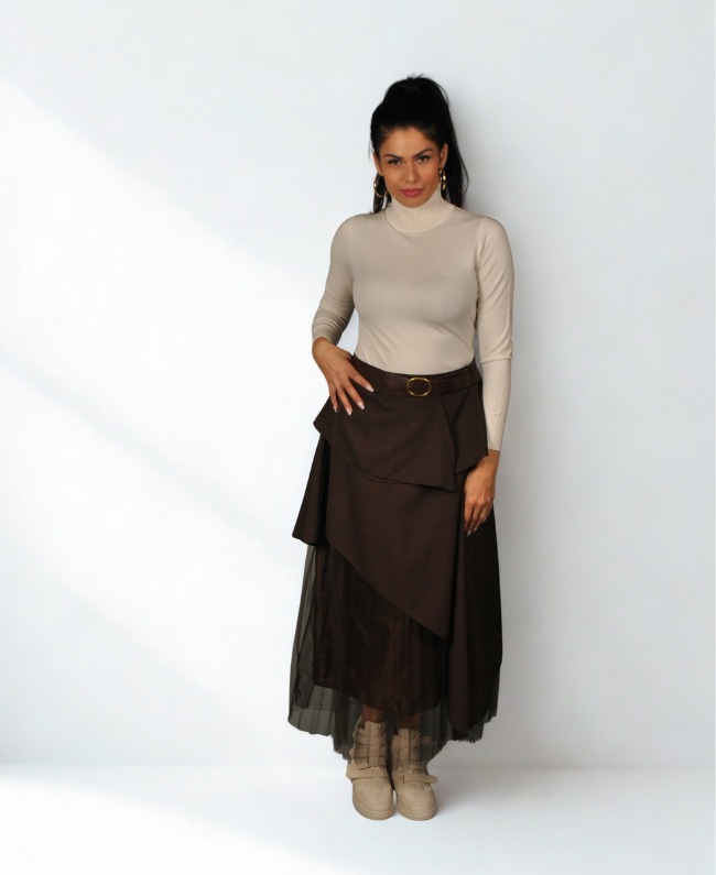 Rok Carola elegante dames rok - vooraanzicht
