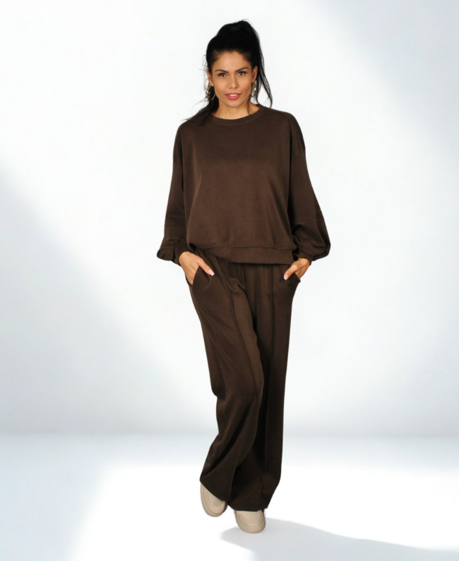 Azara comfortabele loungewear set Comfy Couture - vooraanzicht
