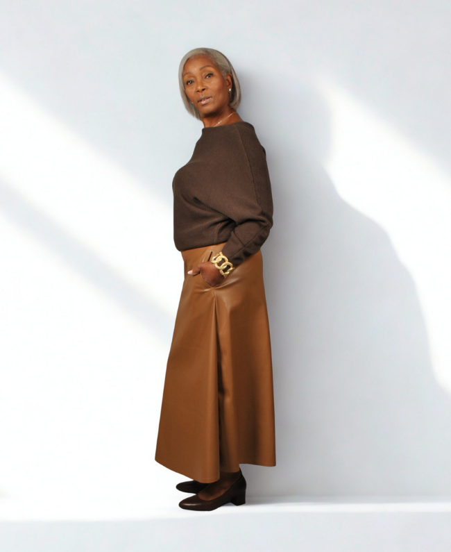 
                      
                        Modieuze damesrok – elegant en edgy met PU-leder
                      
                    