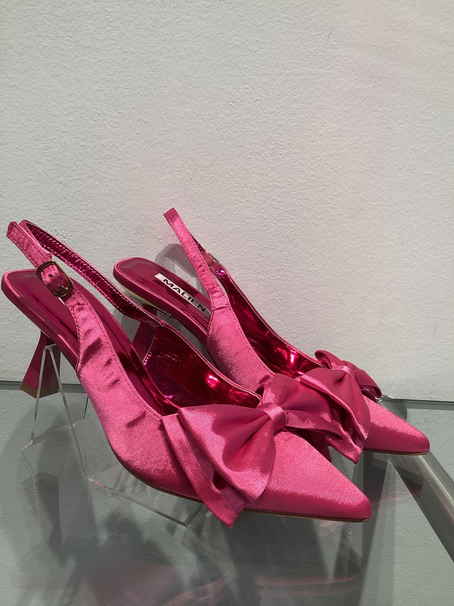 Slingback pump Roze