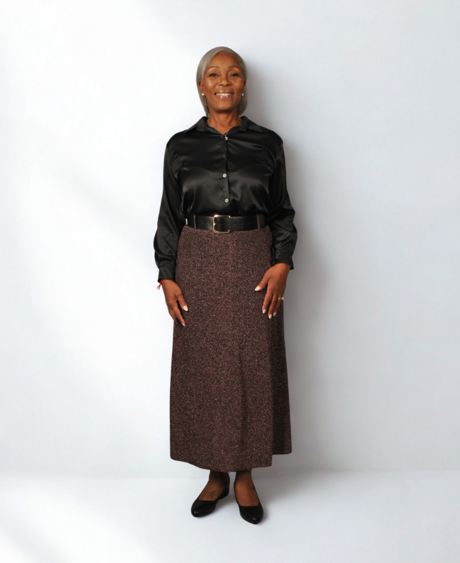 Donna Colori maxi rok – elegante glitter rok voor feest en speciale gelegenheden