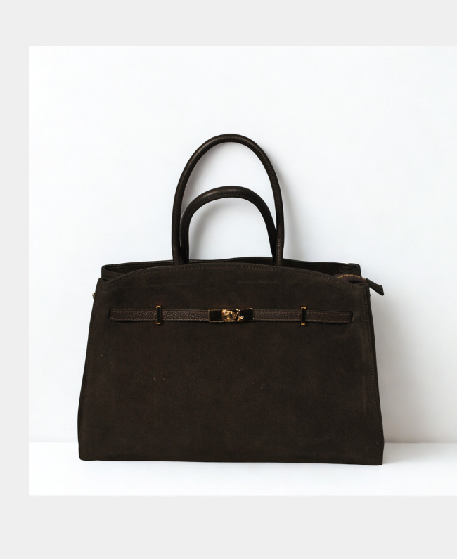 Italiaanse damestas – bekend model in hoogwaardig suede en leer