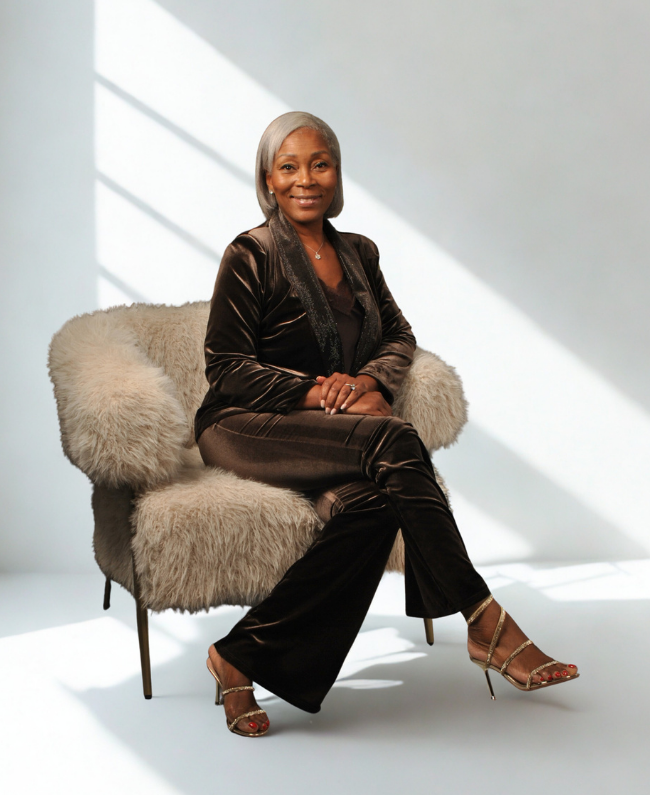 Donna Colori flair broek en blazer set – one size tot maat 40, glamour look