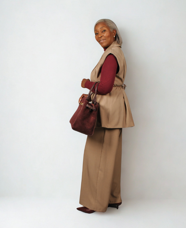 
                      
                        Set Yasmine - Bandplooipantalon met Gilet Dames
                      
                    