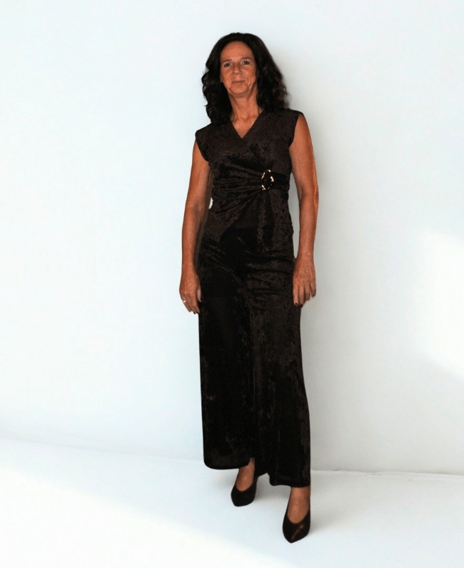 
                      
                        Modieuze dames set met bijpassende broek en top, one size tot maat 42 – tijdloze en vrouwelijke outfit.
                      
                    