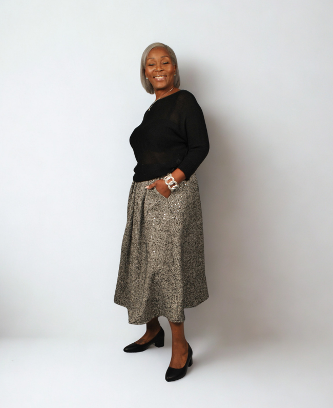 
                      
                        Rok Tweed - Elegante Tweed Rok met Glitter Dames
                      
                    