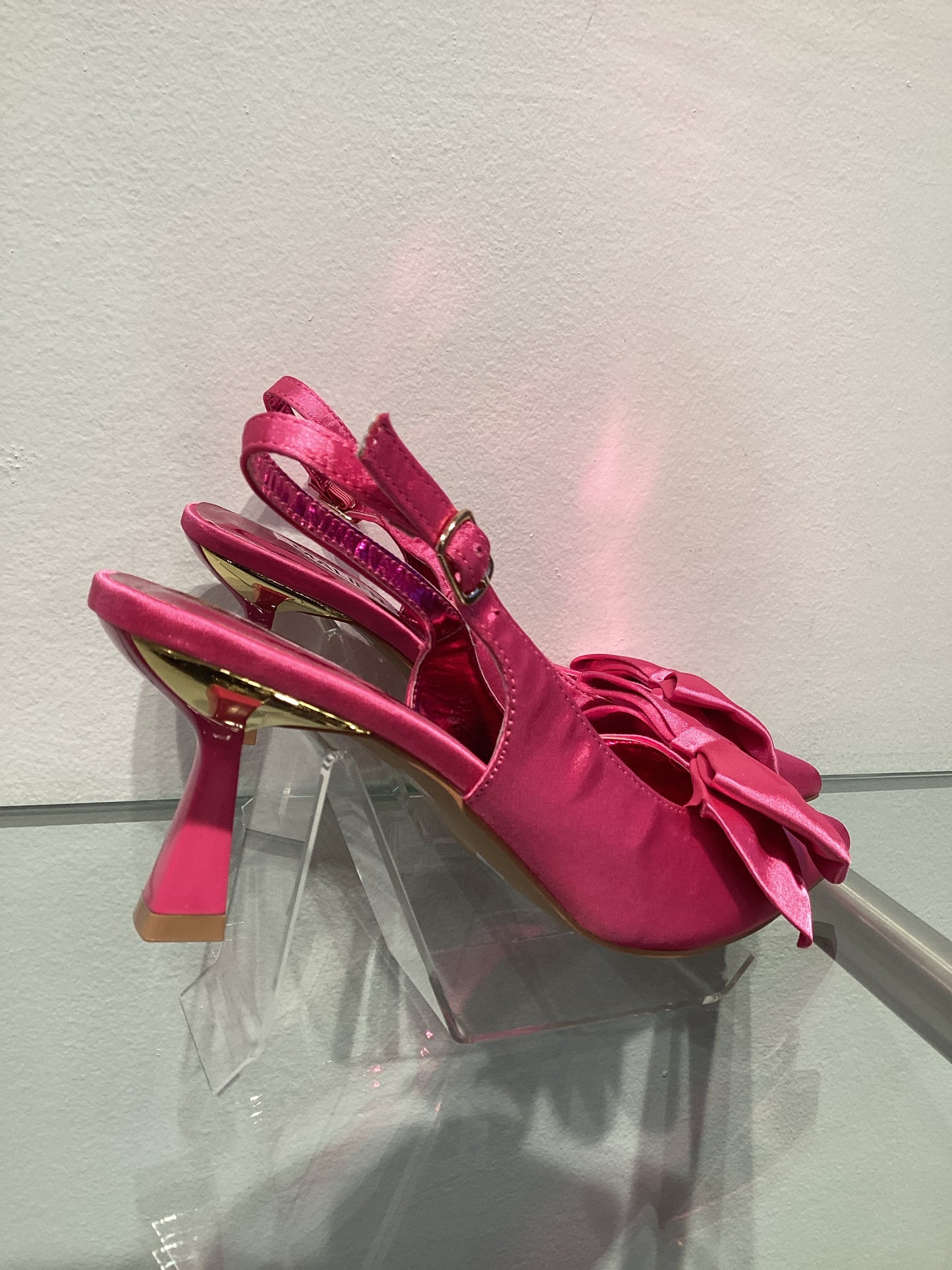 Slingback pump Roze